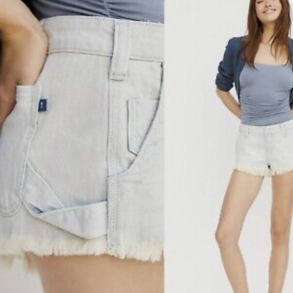 anthropology pilco denim shortie shorts NWT - Picture 3 of 7